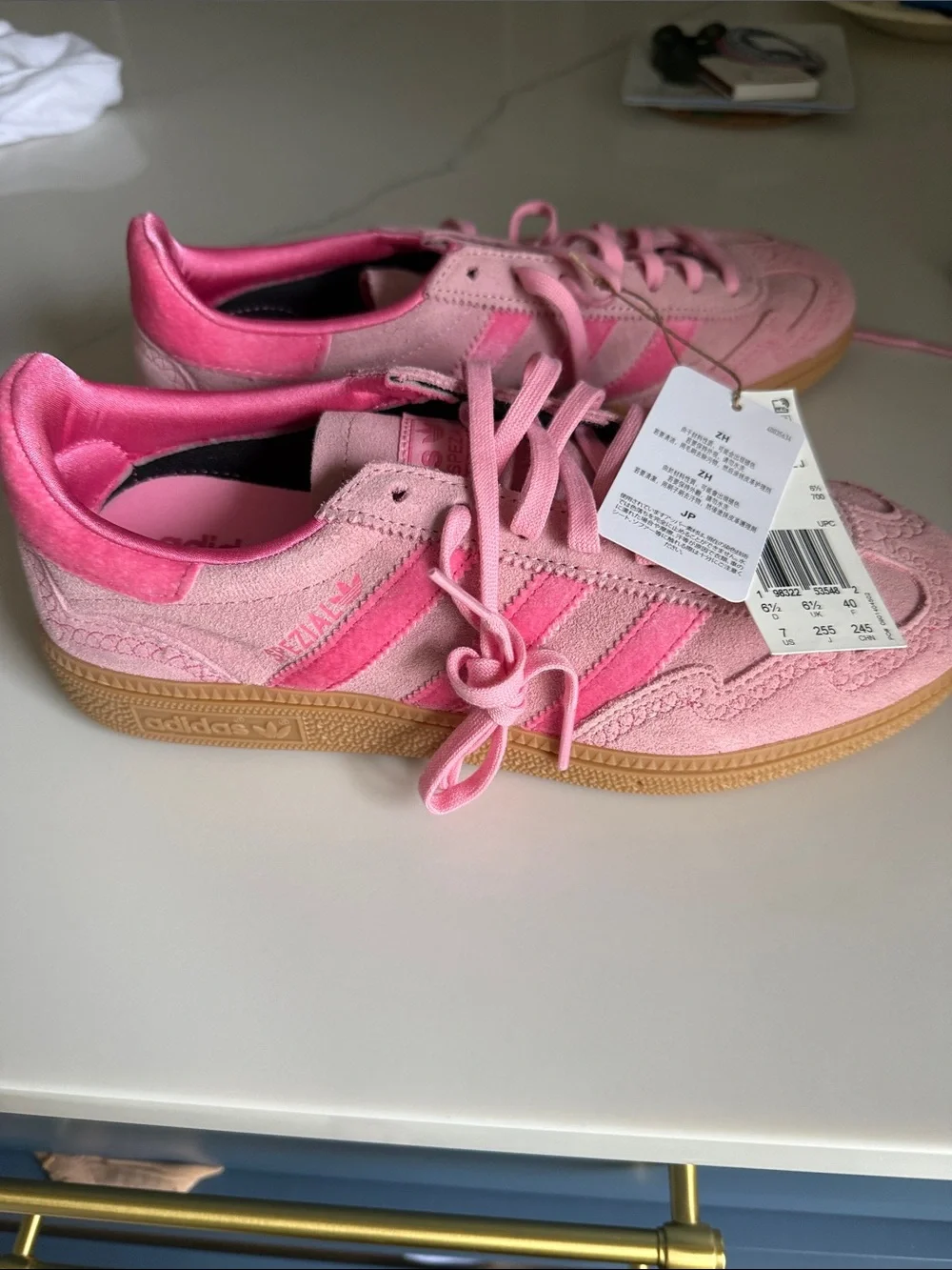 adidas Pink Suede Handball Spezial Sneakers - Picture 2 of 2